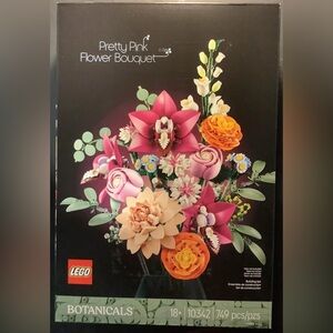 LEGO Botanicals: Pretty Pink Flower Bouquet (10342) Brand New and Sealed